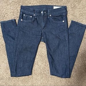 Rag & Bone Dark Wash Skinny Jeans sz 25